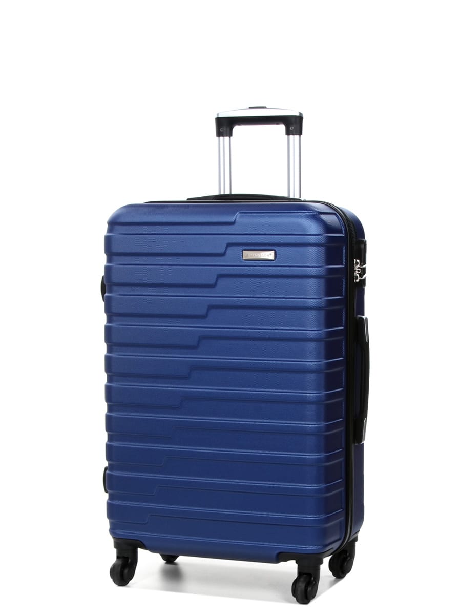 Lot de valises Rigides- Petite, Moyenne et Grande Taille -Idéales pour tous vos voyages. Modèles 03103 couleur bleu
