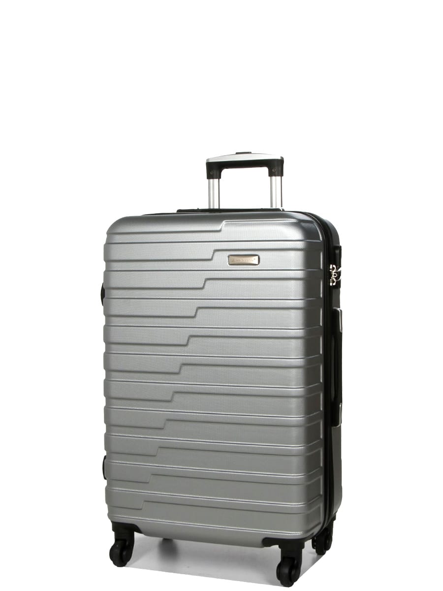 Lot de valises Rigides- Petite, Moyenne et Grande Taille -Idéales pour tous vos voyages. Modèles 03103 couleur Gris