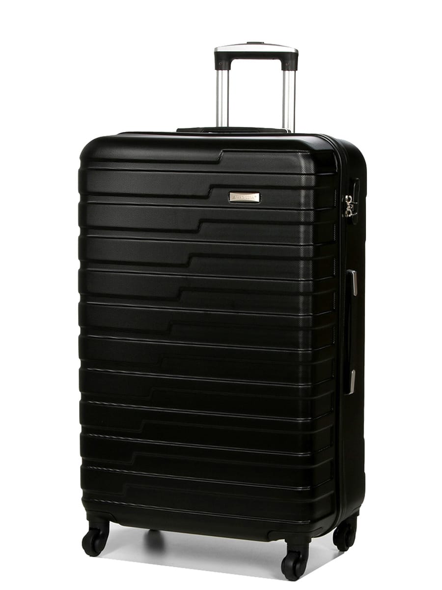 Lot de valises Rigides- Petite, Moyenne et Grande Taille -Idéales pour tous vos voyages. Modèles 03103 couleur Noir