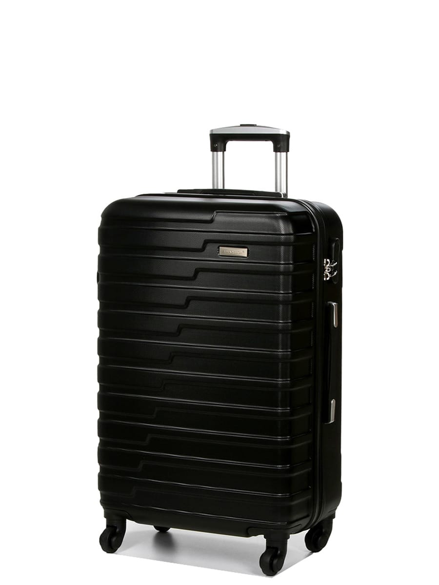 Lot de valises Rigides- Petite, Moyenne et Grande Taille -Idéales pour tous vos voyages. Modèles 03103 couleur Noir