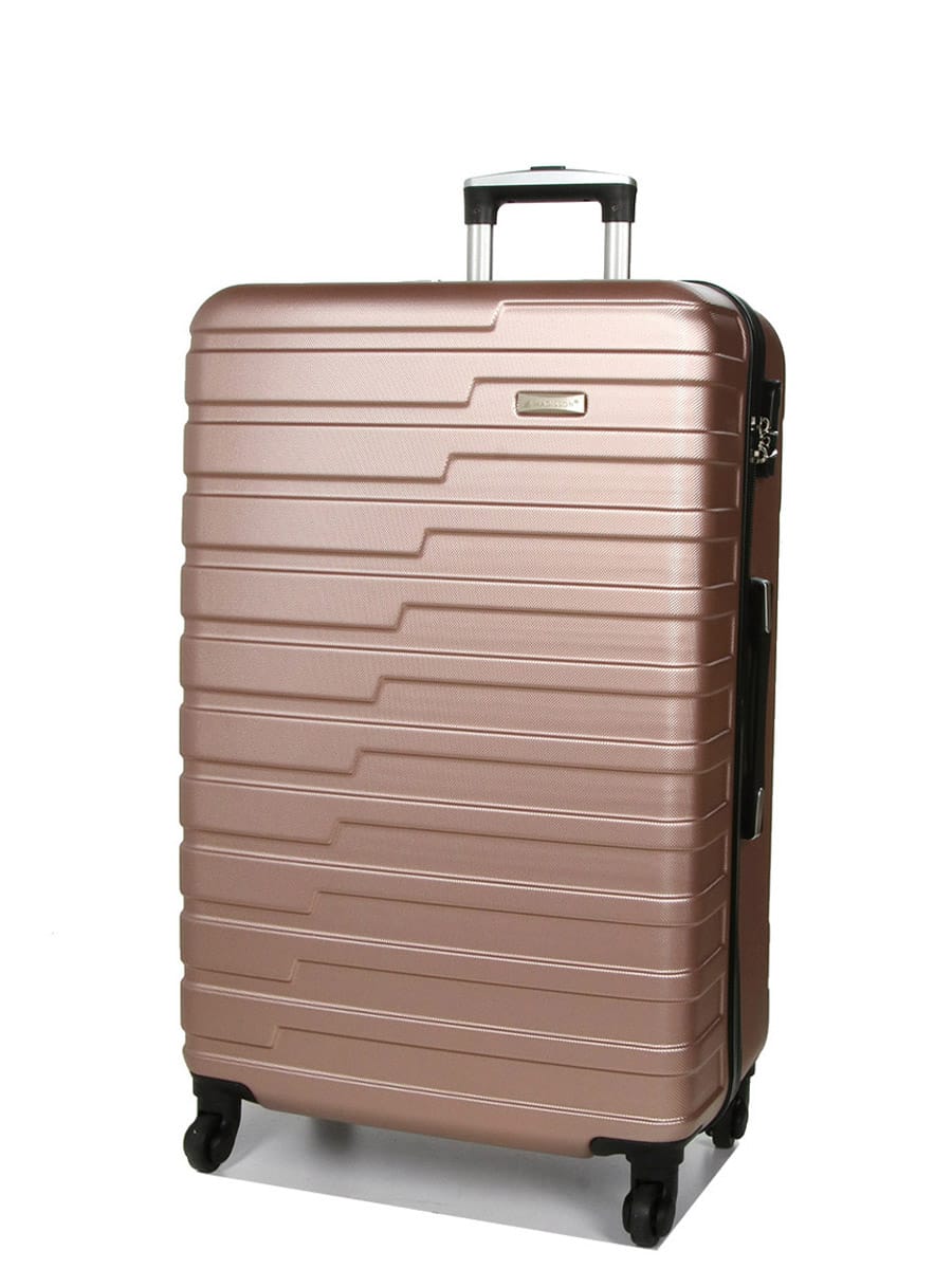 Lot de valises Rigides- Petite, Moyenne et Grande Taille -Idéales pour tous vos voyages. Modèles 03103 couleur Rose gold
