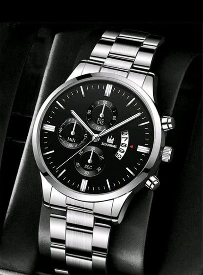 Montre Homme Couleur Argent Modèle 1085